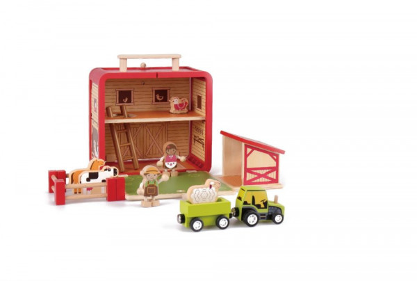 Farm - Suitcase - Imitation Toy - 3+ Wooden Toy
