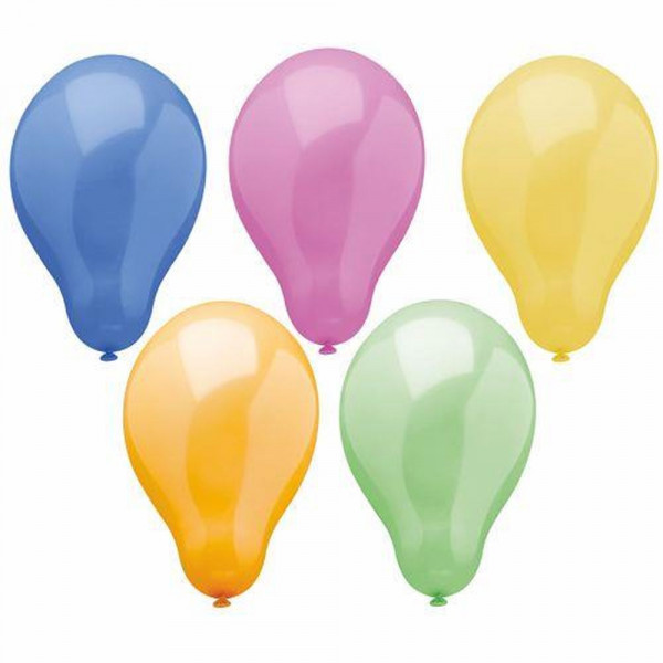 50 Luftballons Ø 25 cm farbig sortiert "Trend"