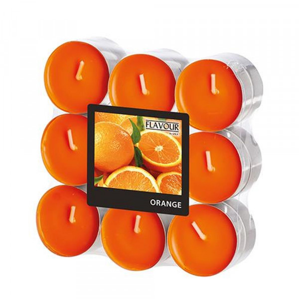 18 "Flavour by GALA" Duftlichte Ø 37,5 mm · 16,6 mm orange - Orange