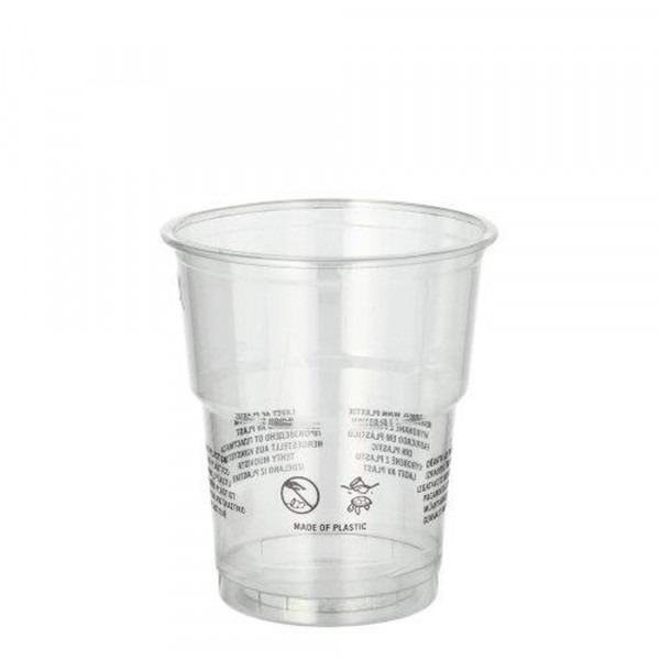 50 Trinkbecher R-PET 0,2 l Ø 7,8 cm · 8,9 cm glasklar