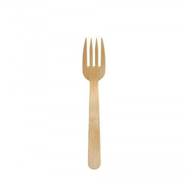 50 Fingerfood - Gabeln, Bambus "pure" 12 cm
