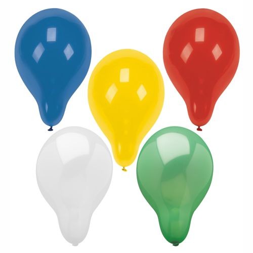 8 Luftballons Ø 32 cm farbig sortiert