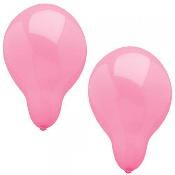 10 Luftballons Ø 25 cm rosa