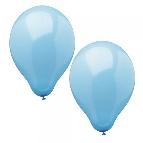 10 Luftballons Ø 25 cm hellblau