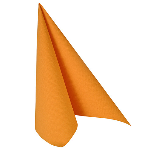20 Servietten "ROYAL Collection" 1/4-Falz 40 cm x 40 cm orange